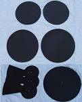 Billy's Drum Muff Set 12",13",14"16" & 4 Cymbal Pads